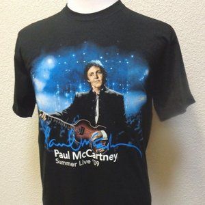 PAUL McCARTNEY SUMMER LIVE '09 DALLAS TX MENS SHIR